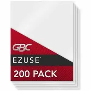 Acco Brands GBC 3740728 - GBC EZUse Speed Format Thermal Laminating Pouches - Sheet Size Supported: Letter 8.50" Width x 11" Length - Laminating Pouch/Sheet Size: 5 mil Thickness - UV Resistant, Fade Resistant - Clear - 200 / Pack