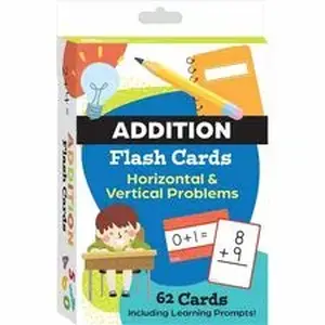 Shell Education SHL 155902 - Addition Flash Cards - Theme/Subject: Fun - Skill Learning: Addition, Number, Practice, Grasping, Sorting, Flipping - 3-12 Year - 1 Each