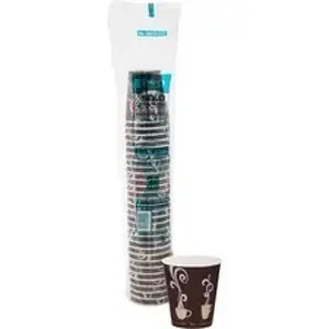 Dart Container Corporation SCC DWTG12ST - Solo ThermoGuard 12 oz Double Walled Paper Hot Cups - 12 fl oz - Multi - Paper, Polyethylene - Hot Drink, Beverage - 30 / Bag
