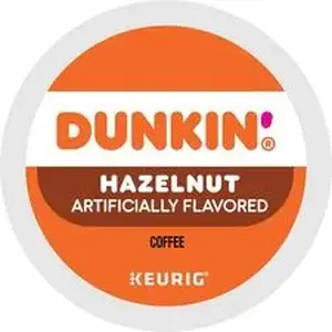 Dunkin Brands Inc GMT 1270 - Dunkin'® K-Cup Hazelnut Coffee - Compatible with Keurig Brewer - Medium - K-Cup - Hazelnut - 22 / Box