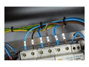 Brother HSE621E - MOBILE, 0.35IN X4.9FT(8.9MM X1.5M), 3:1 HEAT SHRINK TUBE, BLK ON YELLOW, DIA: 0.062"-0.21"(1.6M-5.3MM)