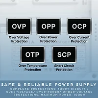 Apevia ATX-PR1000W-WH