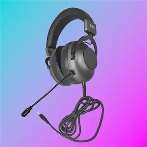 Hamiltonbuhl TEC-HB2 - DELUXE STEREO ESPORTS GAMING HEADSET WITH VOLUME CONTROL AND 3.5MM TRRS PLUG - D