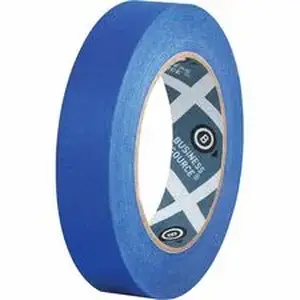 Business Source BSN 64035 - Multisurface Painter's Tape - 60 yd Length x 1" Width x 5.5 mil Thickness - Blue - For Multi Surface, Ceiling, Baseboard, Door, Window, Trim - 2 / Pack