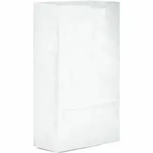 Ajm Packaging Corp. AJM WB06NP5CES - AJM Paper Grocery Bags - Bleached Kraft - Paper - Grocery, Supplies - Recycled - 500 / Carton