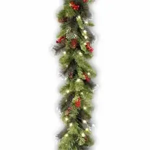National Tree Company NLT 729083173752 - National Tree Crestwood Spruce Decorative Garland - Green - Christmas Theme