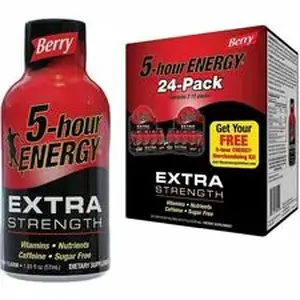 Green Rabbit GRR 22000631 - 5 Hour Energy Extra-Strength Berry - 1.93 oz - Berry - 2 / Carton