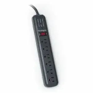 Acco Brands KMW 38215 - Kensington Guardian 6-Outlets Surge Suppressor/Protector - Notebook, Television, Printer - Black - 6 x AC Power - 540 J - 15 ft