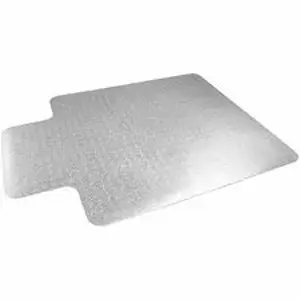 Floortex FLR NRCMFLVT0004 - Cleartex TrYlok Chair Mats - Carpeted Floor, Chair, Indoor, Low Pile - 53" Length x 45" Width - Lipped - Clear - 1 / Each