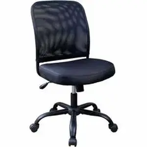 Nusparc NPR FCH302MFNBK - Soho Mesh-Back Task Chair - Fabric Seat Material - Mesh Back Material - Metal Frame Material - Black - 1 Each