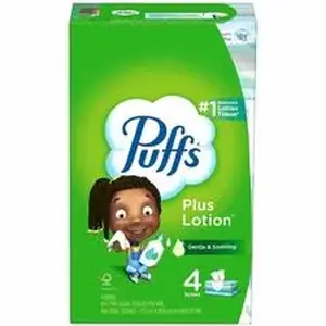 Procter & Gamble PGC 58600 - Puffs Plus Lotion Facial Tissue - White - 24 / Carton