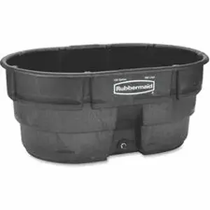 Rubbermaid RCP 424500BK - Commercial 150-Gallon Stock Tank - Black - Foam - 1 / Carton