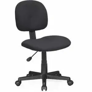 Nusparc NPR CH300FNBK - Multi-Task Chair - Fabric Back Material - 5-star Base - Black - 1 Each