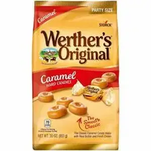 Green Rabbit GRR 30201012 - Candy - Caramel - Individually Wrapped - 1.87 lb - 1 / Carton
