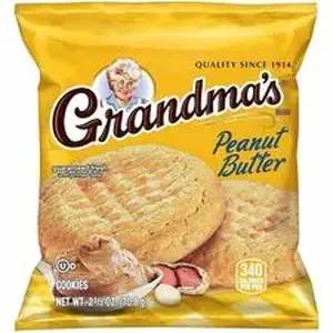 Green Rabbit GRR 29500063 - Grandma's Peanut Butter Cookies - Peanut Butter, Nutty - 1 / Carton
