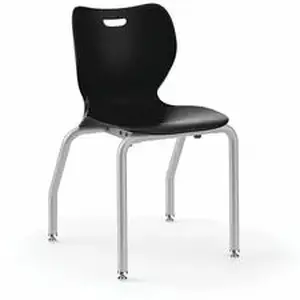 Hon Company HONSL4L18EONP - SmartLink Four-Leg Chair - Onyx