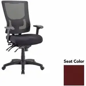 Lorell LLR 6200044 - Multifunctional Mesh High-back Exec. Chair - Forte Port Seat - Mesh Back