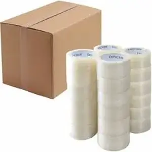 Central National Gottesman LDN XPLR16H3 - Lindenmeyr Explorer Hot Melt Carton Sealing Hand Tape - 110 yd Length x 3" Width x 1.6 mil Thickness - Clear - Split Resistant, Tear Resistant - For Sealing, Carton - 1 Carton