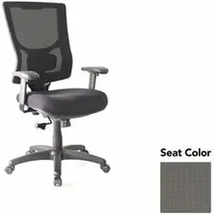Lorell LLR 6201832 - Conjure High-Back Swivel/Tilt Office Chair - Expo Fog Polyurethane Foam Seat - Mesh Back