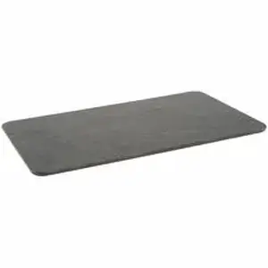 Allsop ASP 32580 - Leatherette Mousepad - 0.25" Height x 14.20" Width x 8.60" Depth - Black - Vegan Leather, Leatherette - Anti-skid, Wear Resistant, Fray Resistant - Mouse - 1 Each