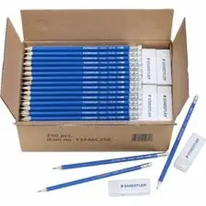 Staedtler Mars Gmbh STD 13246C250 - Staedtler norica Wood Pencil - HB/#2 Lead - Black Lead - Yellow Wood Barrel - 250 / Box