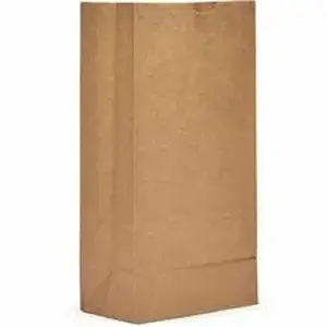 Ajm Packaging Corp. AJM GB08NP5CES - AJM Paper Grocery Bags - Natural Kraft - Paper - Grocery, Supplies - Recycled - 500 / Carton
