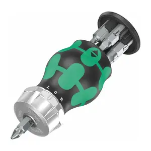 Wera 05008886001 - Stubby Ratcheting Screwdriver Set - 6 Pieces