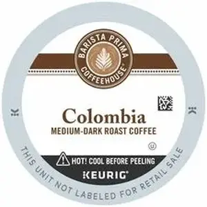 Keurig GMT 6613CT - Barista Prima K-Cup, Pod Colombia Coffee - Compatible with Keurig Brewer - Medium/Dark - 24 K-Cup - K-Cup, Pod - Colombia - 4 / Carton