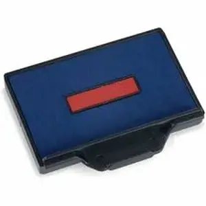 Trodat Gmbh TDT P5460BR - Trodat Replacement Ink Pad - 0.3" Height x 1.3" Width x 2" Depth - Blue, Red Ink - Plastic - 1 Each