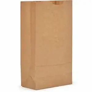 Ajm Packaging Corp. AJM GB10NP5CES - AJM Paper Grocery Bags - Natural Kraft - Paper - Grocery, Supplies - Recycled - 500 / Carton