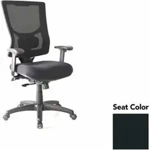 Lorell LLR 62015076 - Conjure High-Back Office Chair - Dillon Black Seat - Mesh Back