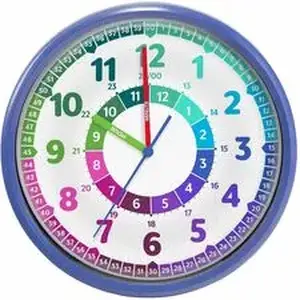 Artistic Products AOP ART668355 - Timekeeper Colorful Wall Clock