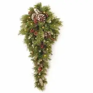 National Tree Company NLT 729083432705 - National Tree Frosted Berry Teardrop - 36" Tall - Frosted Berry1 Each