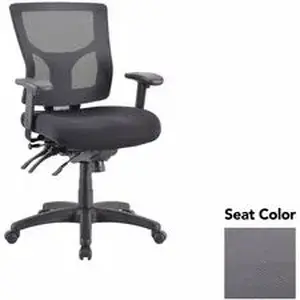 Lorell LLR 62001101 - Multifunctional Mesh Mid-back Executive Chair - Canyon Carbon Seat - Mesh Back - Mid Back - 1 Each