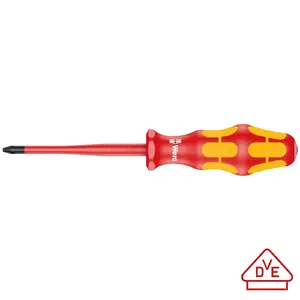 Wera 05006451001 - VDE Insulated Phillips Screwdriver PH2 100mm