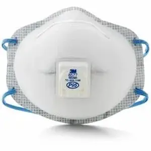 3m MMM 8577CT - Particulate Respirator 8577 - One Size - Particulate, Oil Protection - White - Nose Clip, Carbon Layer, Lightweight, Adjustable Nose Clip - 8 / Carton