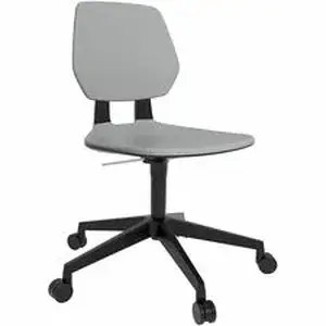 Safco Products SAF 7825GR - Safco Commute Task Chair - Gray Seat Color - Gray Back Color - 5-star Base - Gray, Black - 1 Each