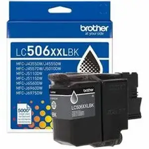 Brother BRT LC506XXLBKS - Super High (XXL Series) Yield Inkjet Ink Cartridge - Black Pack - 5000 Pages