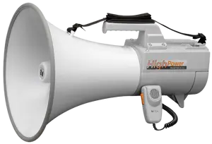 Toa ER-2230W - Shoulder Megaphone 30W Whistle White/Gray