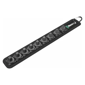 Wera 05003981001 - Textile Belt with 9 Unloaded Socket Holders