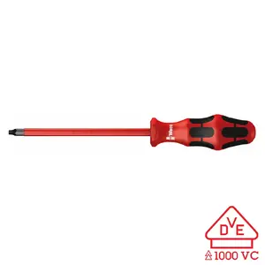 Wera 05004782001 - Kraftform Plus VDE 168i Square Socket Insulated Screwdriver