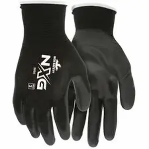 Mcr Safety MCS CRW9669M - 9669 NXG Gloves - Abrasion Protection - Medium Size - Polyurethane, Spandex - Black - Touchscreen Capable - Environmentally Safe, Sturdy, Ergonomic, Fatigue-free - For Industrial - 1 Dozen
