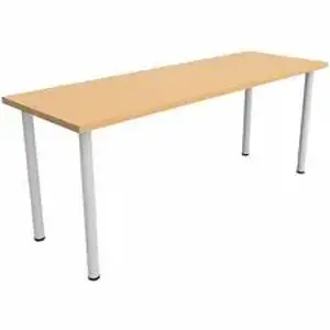 Safco Products SAF JN7224FTGFMP - Safco Jurni Multi-Purpose Table with Post Leg & Glides - Laminated Top - Powder Coated Post Leg Base - 72" Table Top Width x 24" Table Top Depth x 1.10" Table Top Thickness - 29" Height - Multipurpose - Assembly Required - Fusion Maple - Laminate Top Material - 1 Each