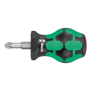 Wera 05008850001 - 350 PH PHILLIPS HEAD STUBBY CARBURETOR SCREWDRIVER PH 1X25MM