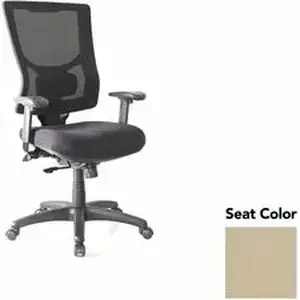 Lorell LLR 6201545 - Conjure High-Back Office Chair - Forte Pumice Seat - Mesh Back