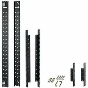 Apc - Schneider Electric APW AR7503 - APC by Schneider Electric Mounting Rail Kit - Black - 1 Each