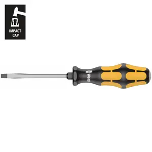 Wera 05018262001 - Kraftform Plus Slotted Screwdriver 4.5mm - 3.5" Blade
