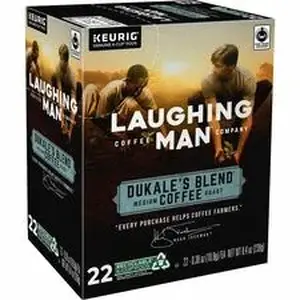 Keurig GMT 8338CT - LAUGHING MAN K-Cup Dukale's Blend Coffee - Compatible with Keurig K-Cup Brewer - Medium - 22 K-Cup - K-Cup - Dukale's Blend - Kosher - 4 / Carton