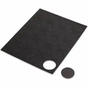U Brands UBR FM1605 - Board Magnet - 0.7" Diameter - Circle - Heavy Duty - 20 / Pack - Black