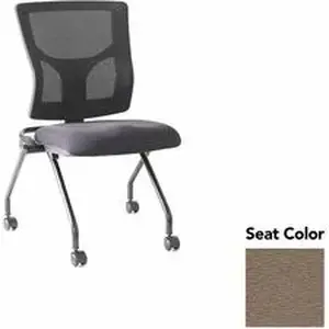 Lorell LLR 6202003 - Conjure Mesh Training Chairs - Malted Polyurethane Foam Seat - Mesh Back - 2 / Carton